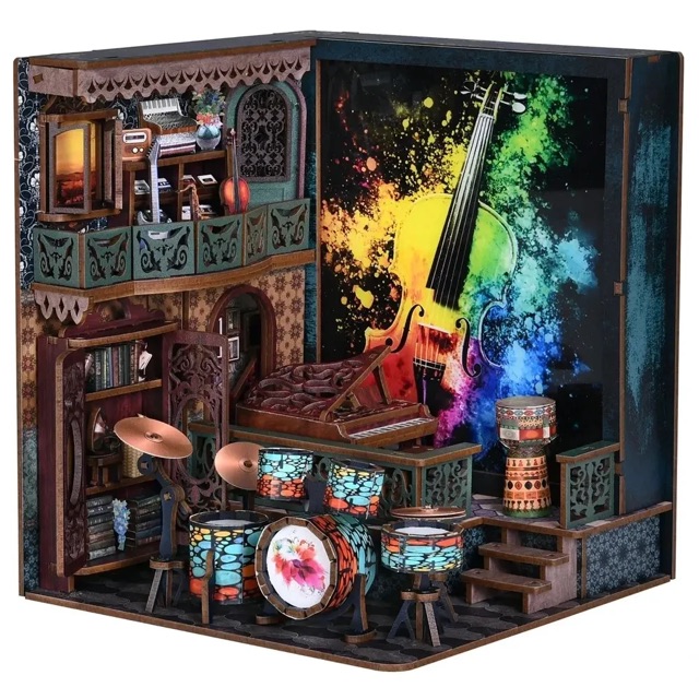 Book nook Koncert mezi knihami